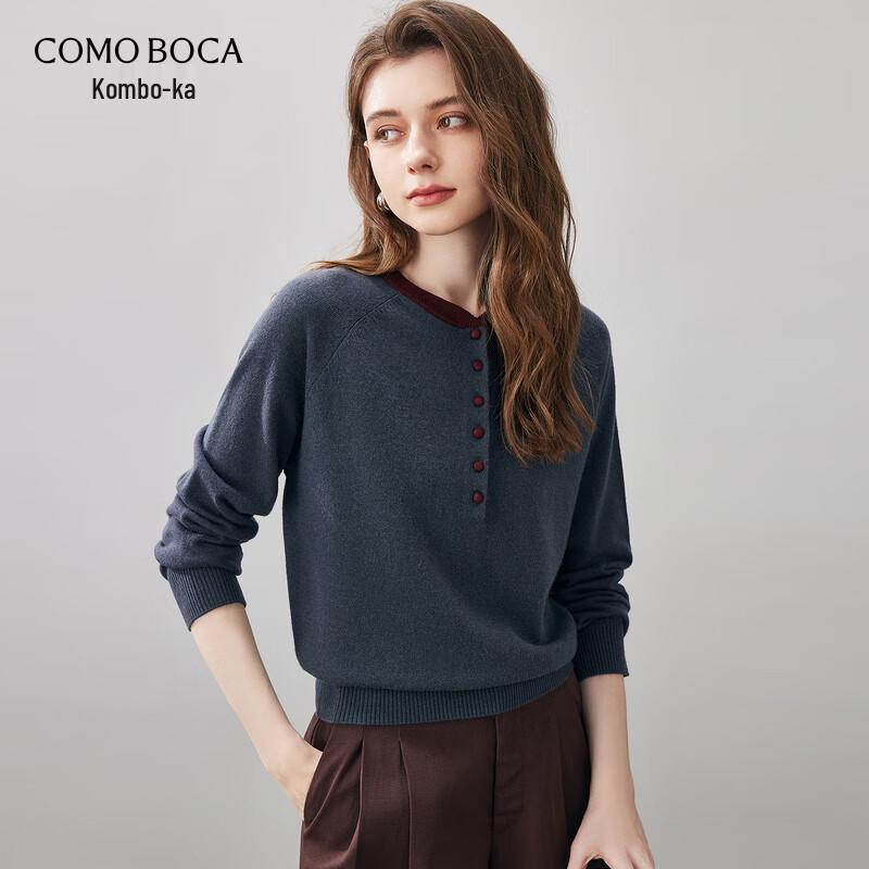 Komonboca Women s Colorblock Loose Fit Round Neck Wool Sweater S
Komonboca Women s Colorblock Loose Fit Round Neck Wool Sweater S