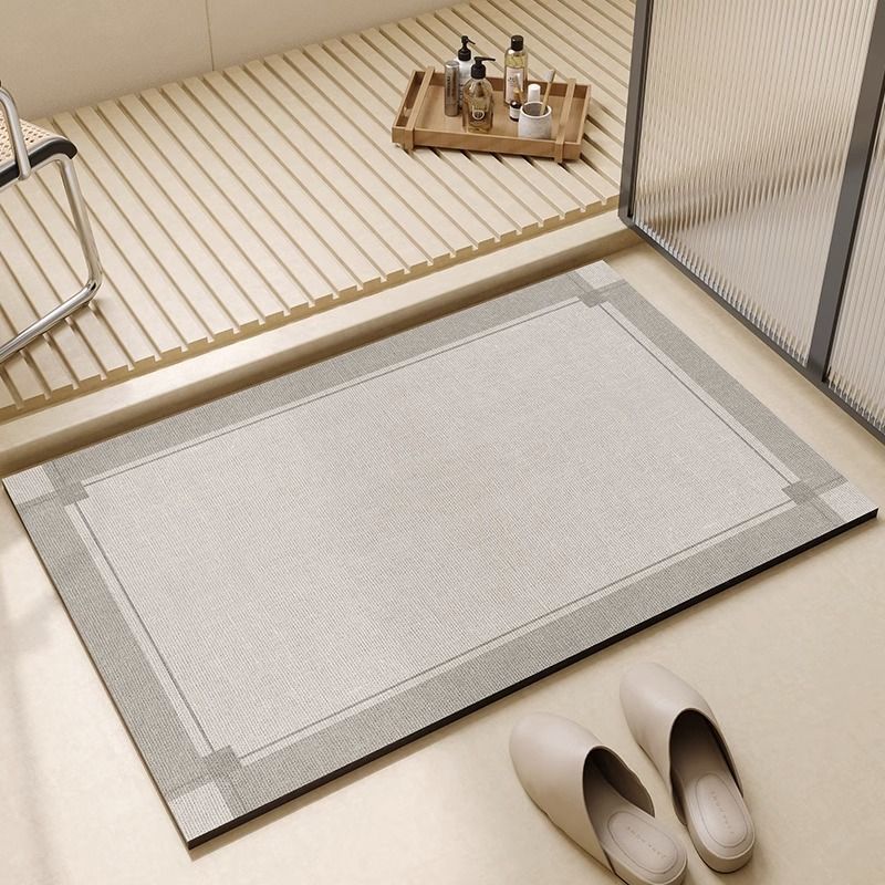 Simple Bathroom Absorbent Mat Dirty Bathroom Door Diatom Mud Mat Household Entry Non-slip Quick Drying Mat W1199WW-40 * 60cm
Simple Bathroom Absorbent Mat Dirty Bathroom Door Diatom Mud Mat Household Entry Non-slip Quick Drying Mat W1199WW-40 * 60cm