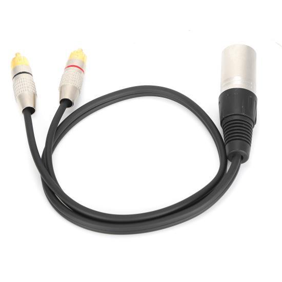 XLR Male to 2 RCA Audio Splitter Cable RCA to XLR Adapter Patch Cable for Mixing Console MicrophoneMale 3 m / 9.8ft Male 3 m / 9.8ft
XLR Male to 2 RCA Audio Splitter Cable RCA to XLR Adapter Patch Cable for Mixing Console MicrophoneMale 3 m / 9.8ft Male 3 m / 9.8ft