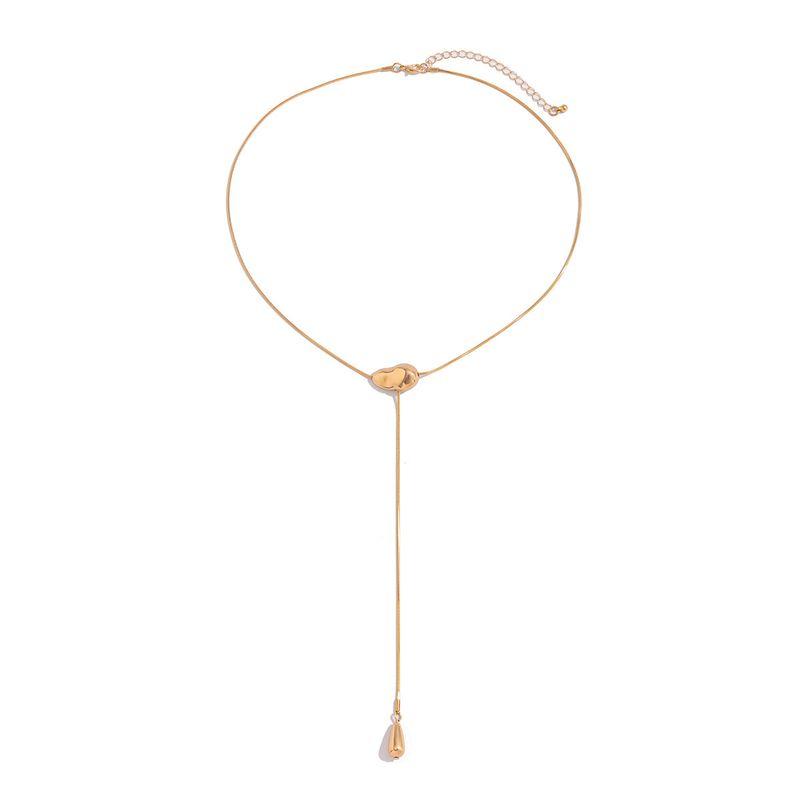 Water Drop Ccb Pendant Snake Bone Chain Necklace for Women, European and American Trendy Sexy Fashion Internet Celebrity Matching Clothing Accessories Gold
Water Drop Ccb Pendant Snake Bone Chain Necklace for Women, European and American Trendy Sexy Fashion Internet Celebrity Matching Clothing Accessories Gold