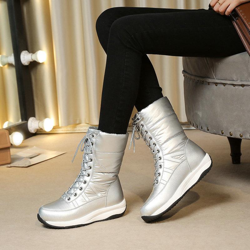 Foreign trade women s boots snow boots winter cotton boots women s shoes medium tube piled thickened thermal cotton shoes flat-soled lace-up down bo 35 чёрный
Foreign trade women s boots snow boots winter cotton boots women s shoes medium tube piled thickened thermal cotton shoes flat-soled lace-up down bo 35 чёрный