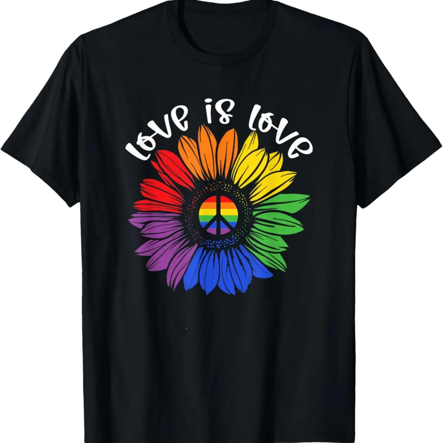 Love is Love Rainbow Sunflower LGBT Gay T-Shirt XXXXXL чорний
Love is Love Rainbow Sunflower LGBT Gay T-Shirt XXXXXL чорний