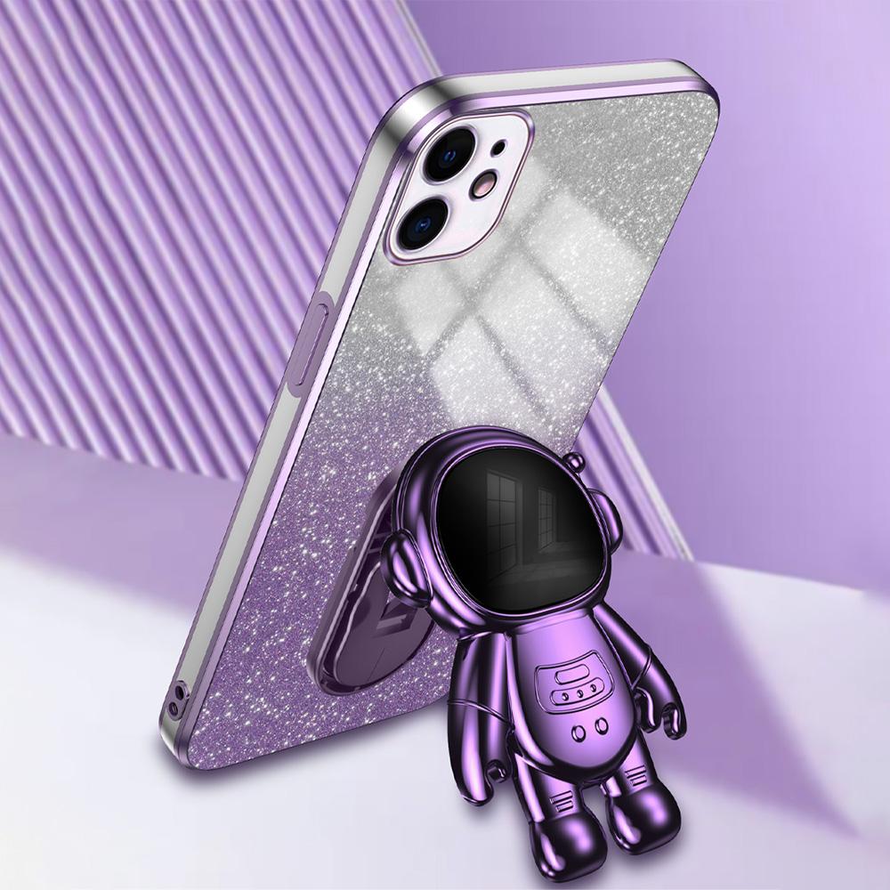 For iPhone 12 mini Case Anti-drop Astronaut Kickstand Cell Phone Shell PC+TPU Cover Purple
For iPhone 12 mini Case Anti-drop Astronaut Kickstand Cell Phone Shell PC+TPU Cover Purple