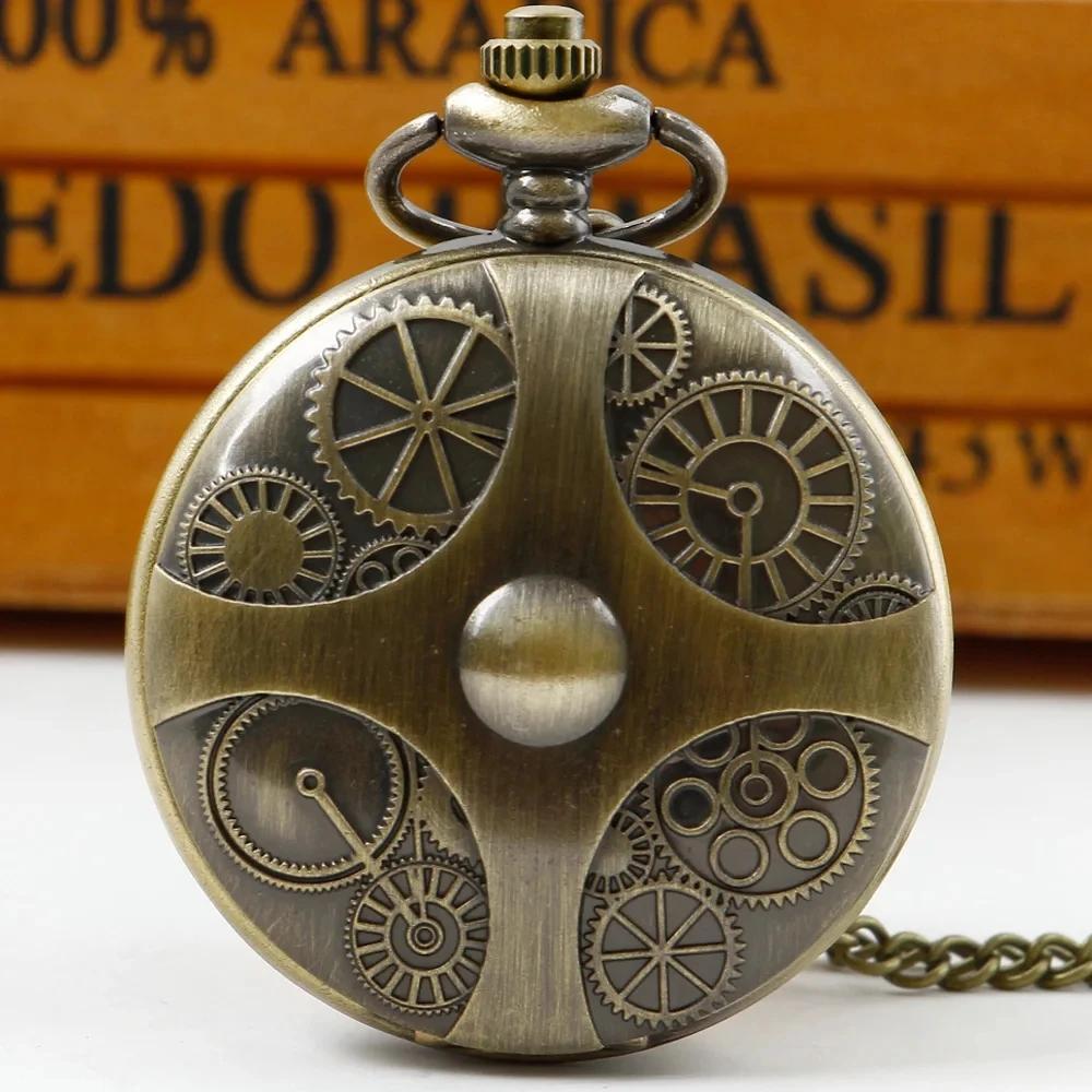10pcs/lot Wholesale Antique Steampunk Gear Pocket Watch Men Women Friends Vintage Necklace Chain Clock Personalized Casual Gifts
10pcs/lot Wholesale Antique Steampunk Gear Pocket Watch Men Women Friends Vintage Necklace Chain Clock Personalized Casual Gifts