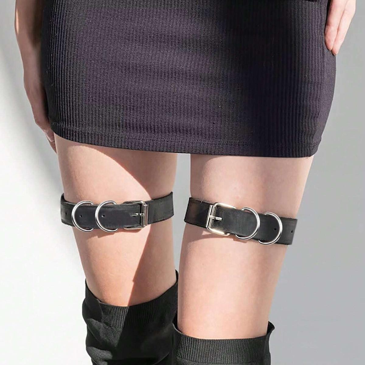 2Pcs Thigh Strap Ring, Gothic Adjustable Leg Ring Thigh Harness, Punk Leg Garter Belt, Rave Outfit Thigh Harness.
2Pcs Thigh Strap Ring, Gothic Adjustable Leg Ring Thigh Harness, Punk Leg Garter Belt, Rave Outfit Thigh Harness.
