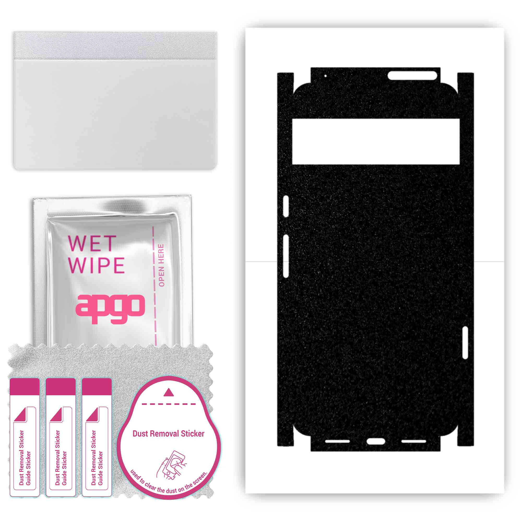 apgo Protective Skin Sticker for the back+sides compatible with Google Pixel 8 Pro, Full Wrap Film, Foil, Vinyl - Pattern Matte Black
apgo Protective Skin Sticker for the back+sides compatible with Google Pixel 8 Pro, Full Wrap Film, Foil, Vinyl - Pattern Matte Black