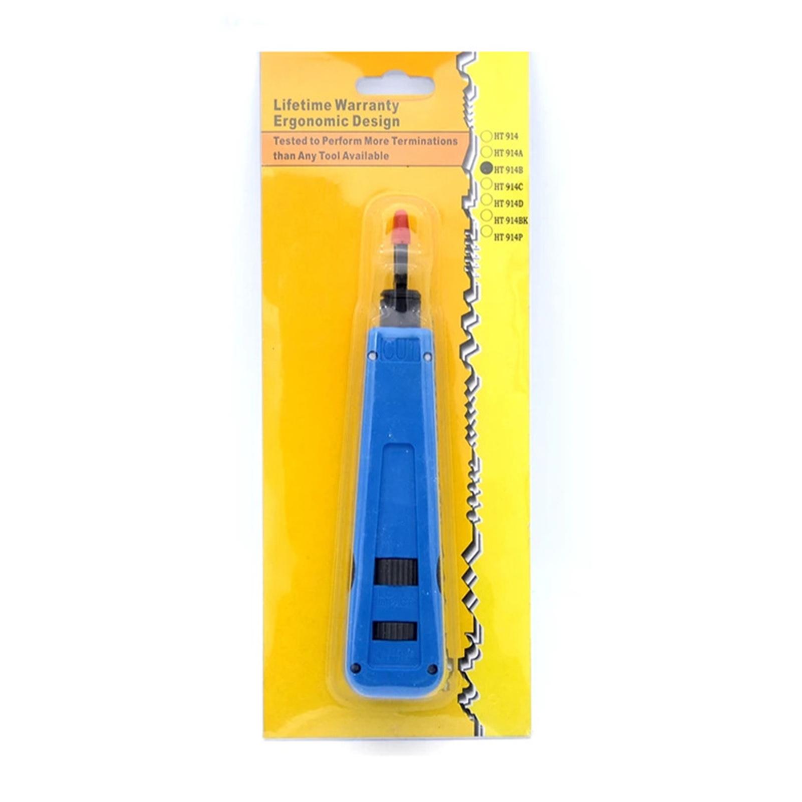 Punch Down Tool Multifunctional Network Terminal Insertion Tool High Speed Steel Impact Cable Punch
Punch Down Tool Multifunctional Network Terminal Insertion Tool High Speed Steel Impact Cable Punch