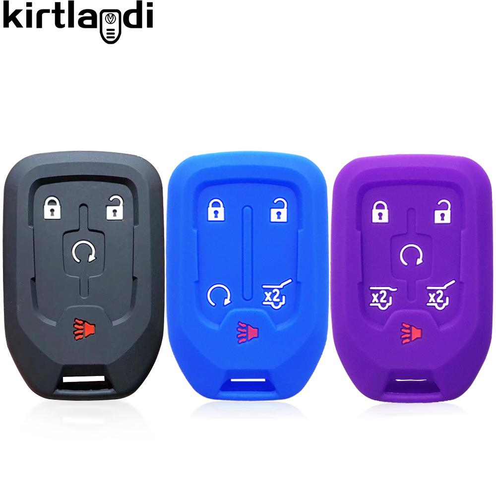 Silicone Car Key Cover Case for GMC Yukon XL Sierra Terrain Acadia for Chevrolet Tahoe 2015-2020 Remote Keyless Holder Keychain
Silicone Car Key Cover Case for GMC Yukon XL Sierra Terrain Acadia for Chevrolet Tahoe 2015-2020 Remote Keyless Holder Keychain
