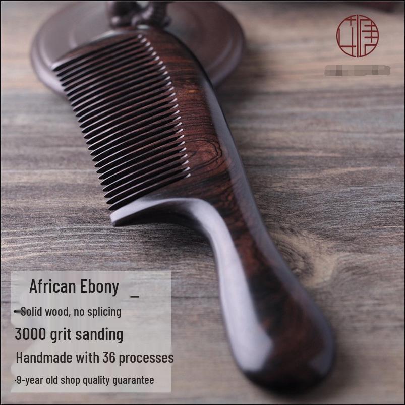 Ebony Solid Wood Comb: Engraved Purple Sandalwood Comb in Gift Box - Perfect High-end Birthday Gift for Her
Ebony Solid Wood Comb: Engraved Purple Sandalwood Comb in Gift Box - Perfect High-end Birthday Gift for Her