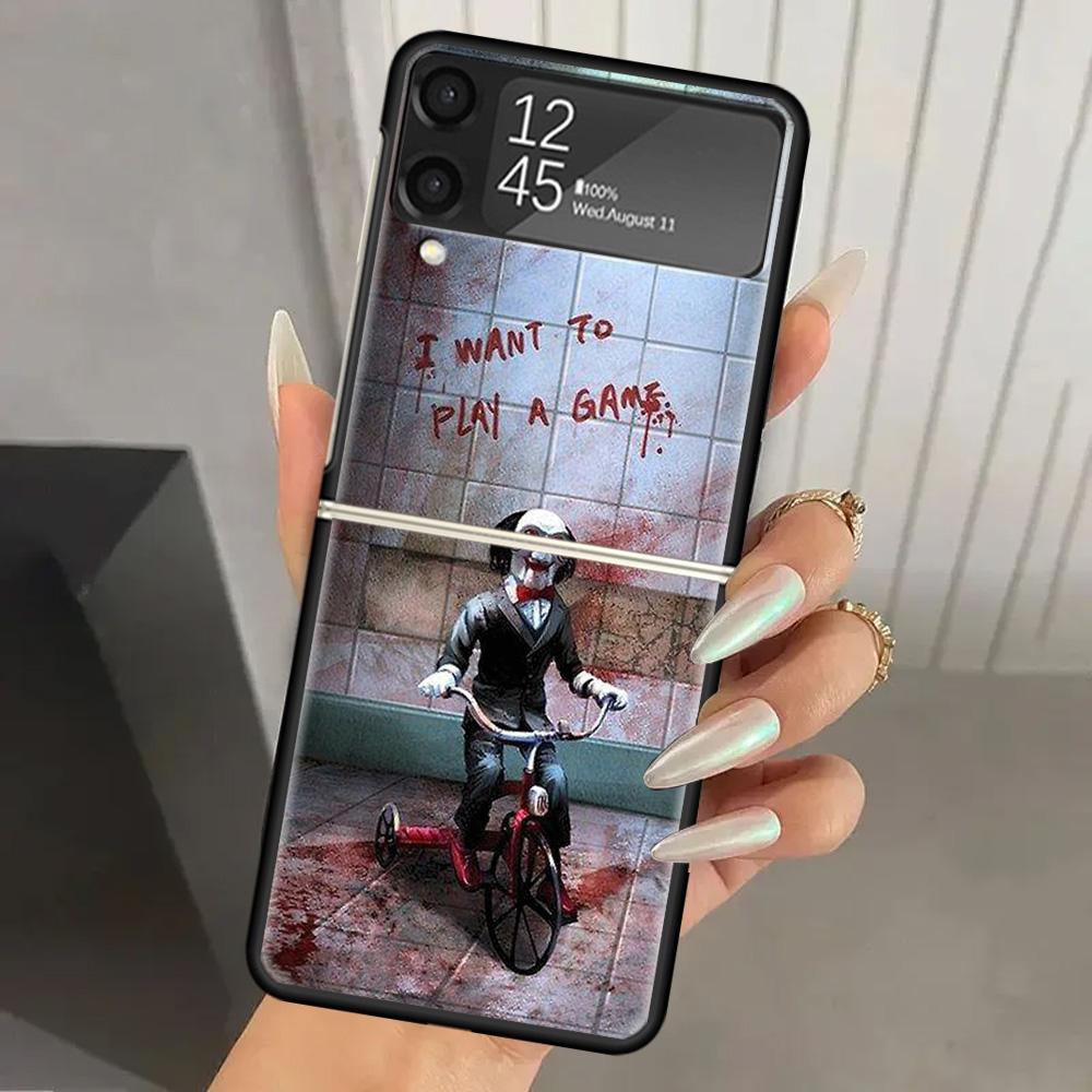 The Jigsaw Killer Horror Hard PC Phone Case For Samsung Galaxy Z Flip 6 5 4 3 Black Cover ZFlip6 Flip5 Flip4 5G Foldable Print C Samsung Z Flip 5
The Jigsaw Killer Horror Hard PC Phone Case For Samsung Galaxy Z Flip 6 5 4 3 Black Cover ZFlip6 Flip5 Flip4 5G Foldable Print C Samsung Z Flip 5