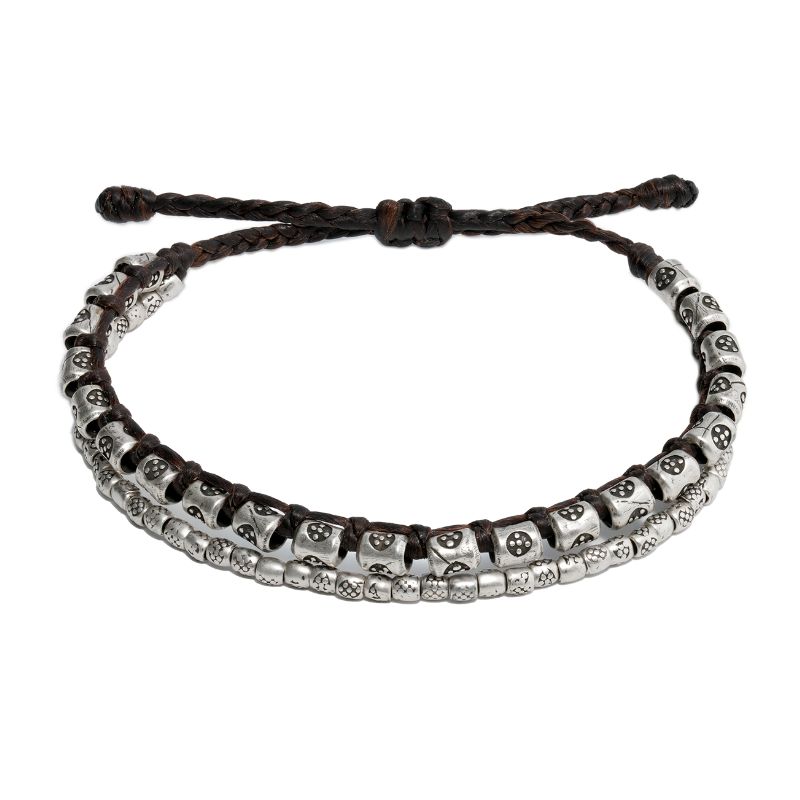 Roninmade Retro Minority Sliver Beads Naga Bracelet Gift Couple Bracelets Handmade Men s Silver Jewelry Sterling Silver Bracelet 22cm Silver (free size)
Roninmade Retro Minority Sliver Beads Naga Bracelet Gift Couple Bracelets Handmade Men s Silver Jewelry Sterling Silver Bracelet 22cm Silver (free size)