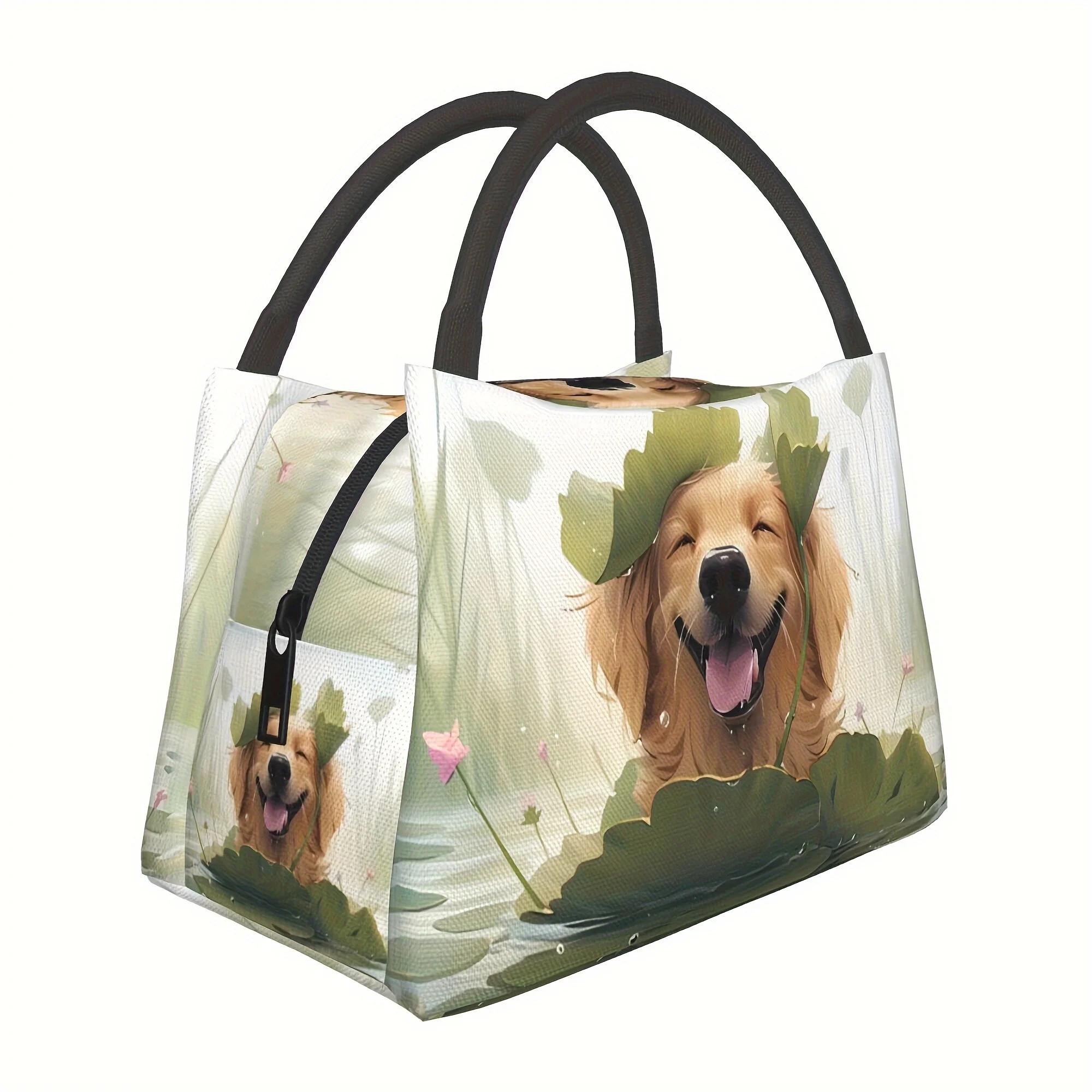 Animal-Themed Dog Pattern Polyester Lunch Bag - Hand Wash, Insulated Cooler Tote for Picnic, Beach, Hiking, Reusable for 28x17x16cm
Animal-Themed Dog Pattern Polyester Lunch Bag - Hand Wash, Insulated Cooler Tote for Picnic, Beach, Hiking, Reusable for 28x17x16cm