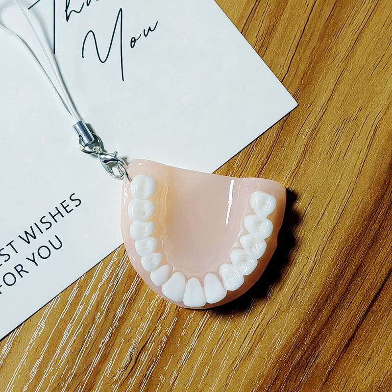 Gothic Simulated False Tooth Mobile Phone Rope Pendant Creative Weird Teeth Bag Pendant Fashion Accessories Prank Gift A5
Gothic Simulated False Tooth Mobile Phone Rope Pendant Creative Weird Teeth Bag Pendant Fashion Accessories Prank Gift A5