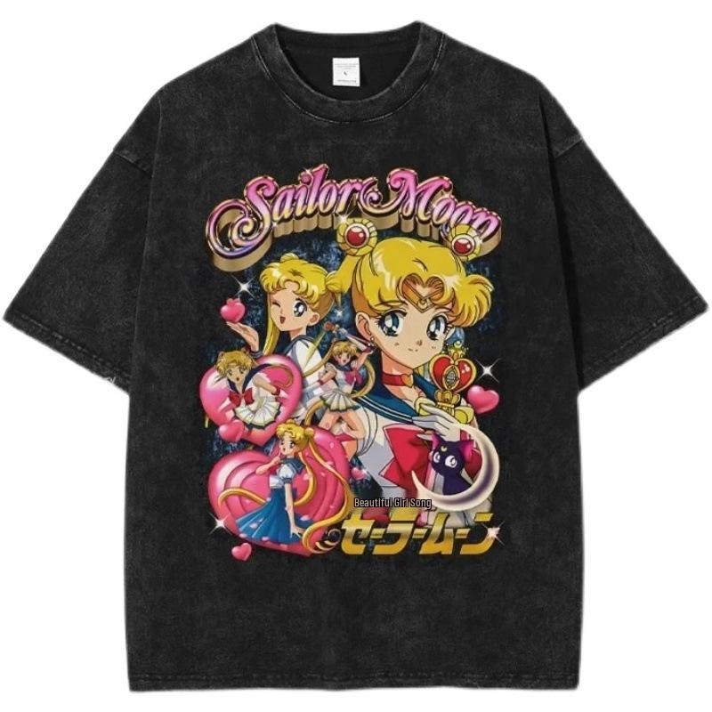 WHO CARE Retro Sailor Moon Usagi Tsukino T-Shirt - High Street Style, Sweet or Salty Vintage Short Sleeve. M
WHO CARE Retro Sailor Moon Usagi Tsukino T-Shirt - High Street Style, Sweet or Salty Vintage Short Sleeve. M