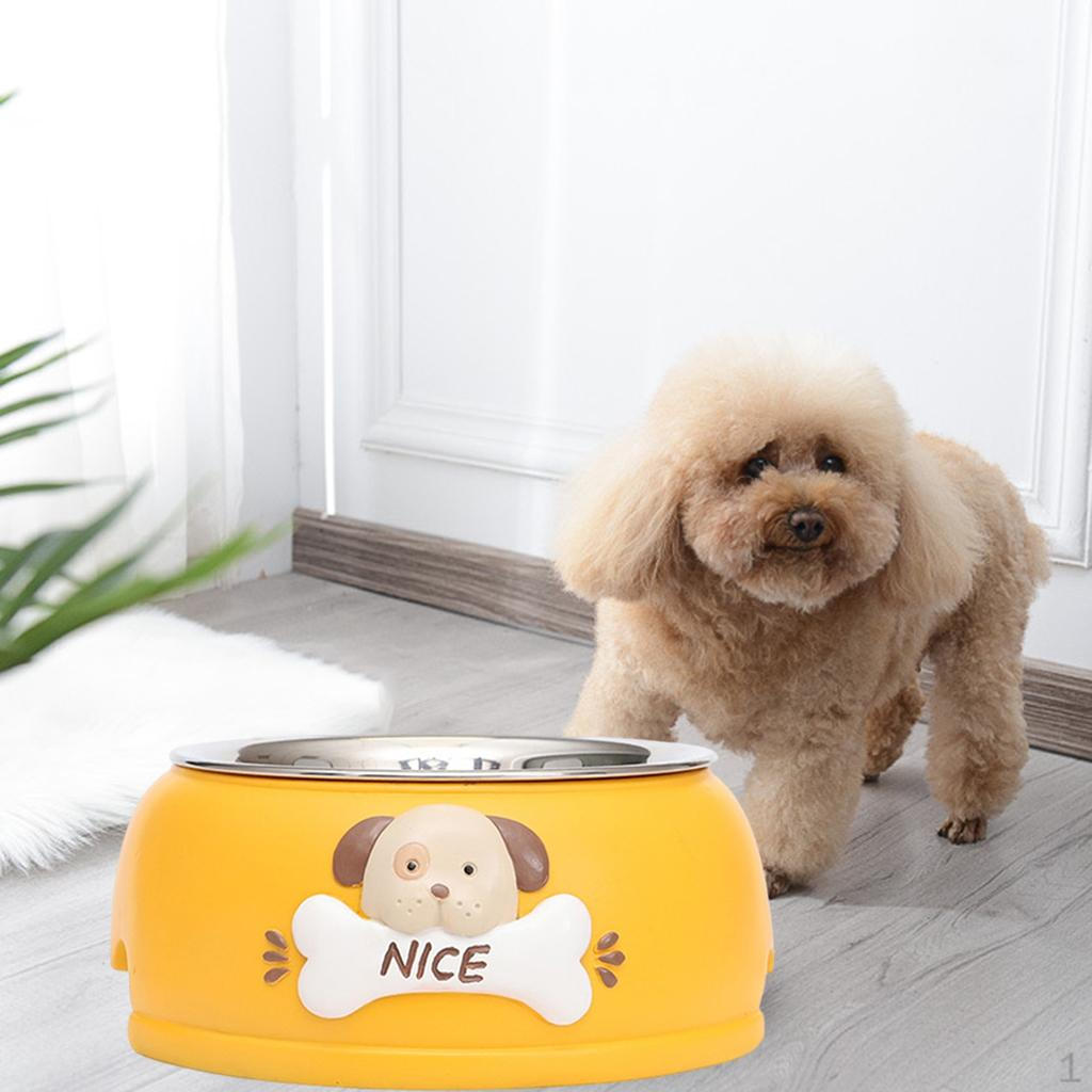 Dog Bowl Stainless Steel Bowls with Anti-Skid Rubber Base or water Dish for Puppy Cat and Kitten жовтий
Dog Bowl Stainless Steel Bowls with Anti-Skid Rubber Base or water Dish for Puppy Cat and Kitten жовтий