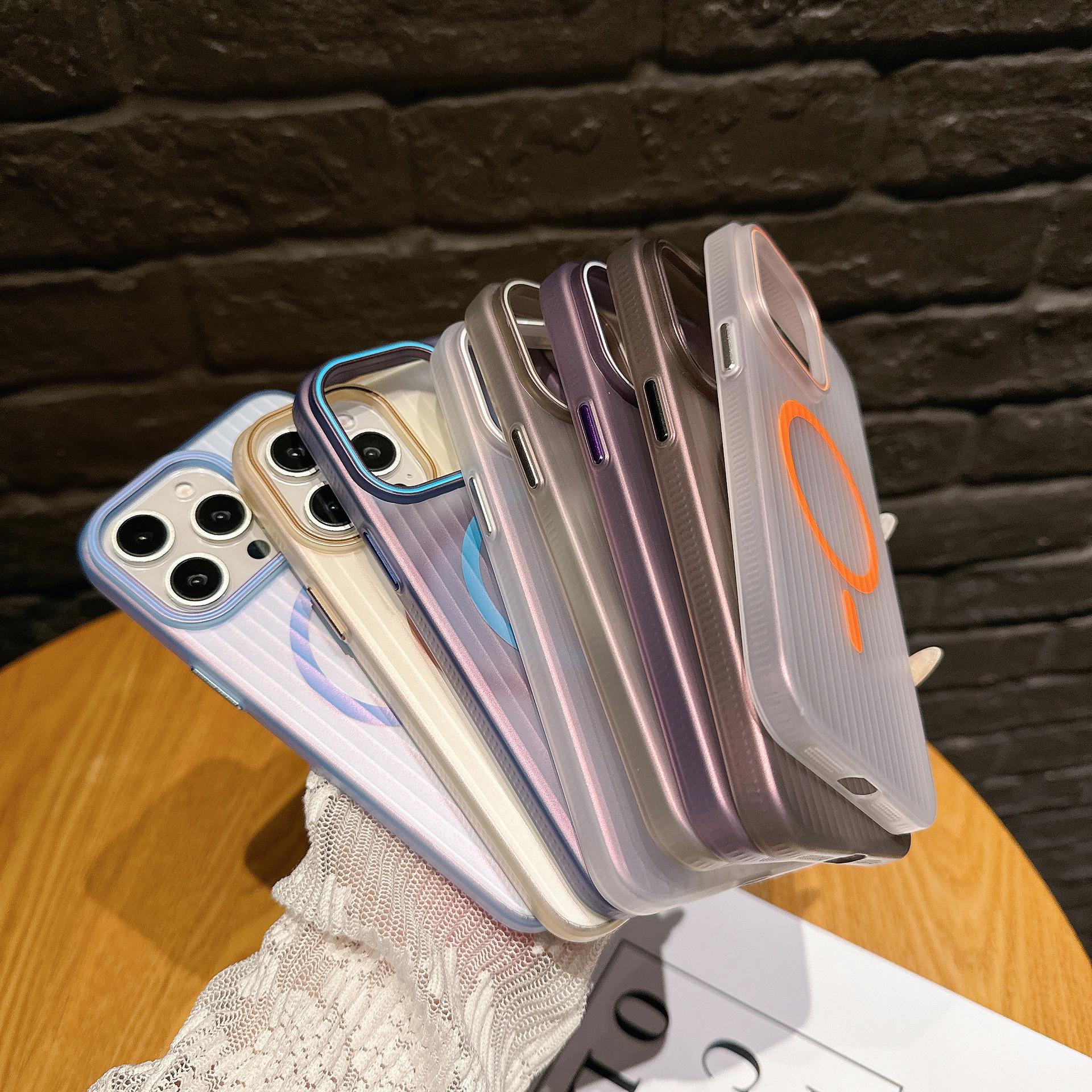 Applicable To Apple 16 Promax Mobile Phone Case Colorful Skin-sensitive Magnetic Corrugated New IPhone 15 Matte Protection Case iPhone 11
Applicable To Apple 16 Promax Mobile Phone Case Colorful Skin-sensitive Magnetic Corrugated New IPhone 15 Matte Protection Case iPhone 11