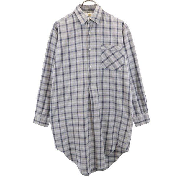Condor Check Pattern Long sleeve shirt one piece 39-40 Gray Grandpa Shirt Women Used
Condor Check Pattern Long sleeve shirt one piece 39-40 Gray Grandpa Shirt Women Used