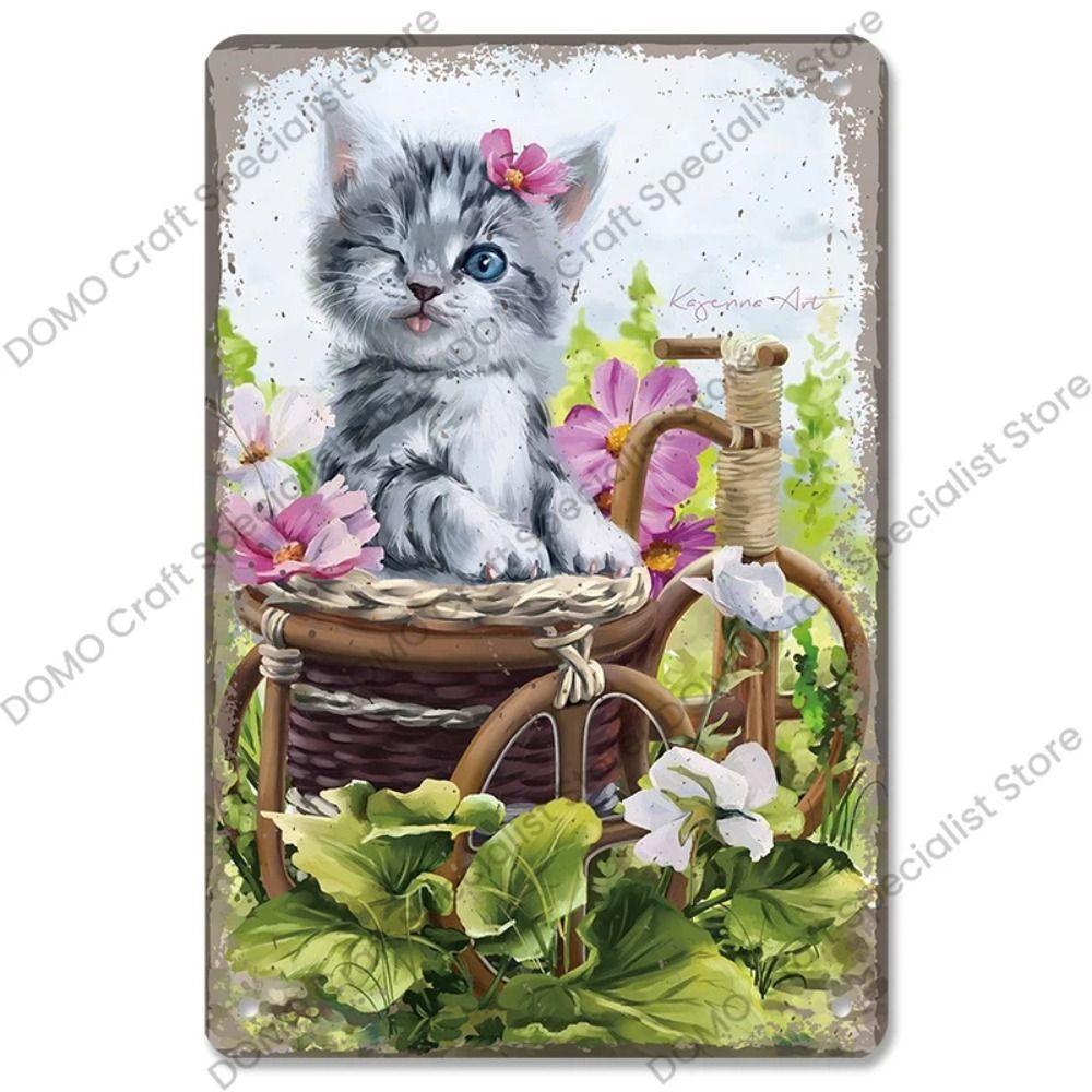 Metal Garden Sign Retro Floral Decor 20x30 cm Outdoor Wall Art
Metal Garden Sign Retro Floral Decor 20x30 cm Outdoor Wall Art