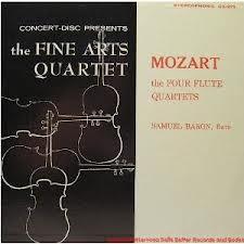 LP Record FINE ARTS QUARTET MOZART SAMUEL B The Four Flute Quartets CS215 CONCERTDISC 1961 US Classical Used
LP Record FINE ARTS QUARTET MOZART SAMUEL B The Four Flute Quartets CS215 CONCERTDISC 1961 US Classical Used