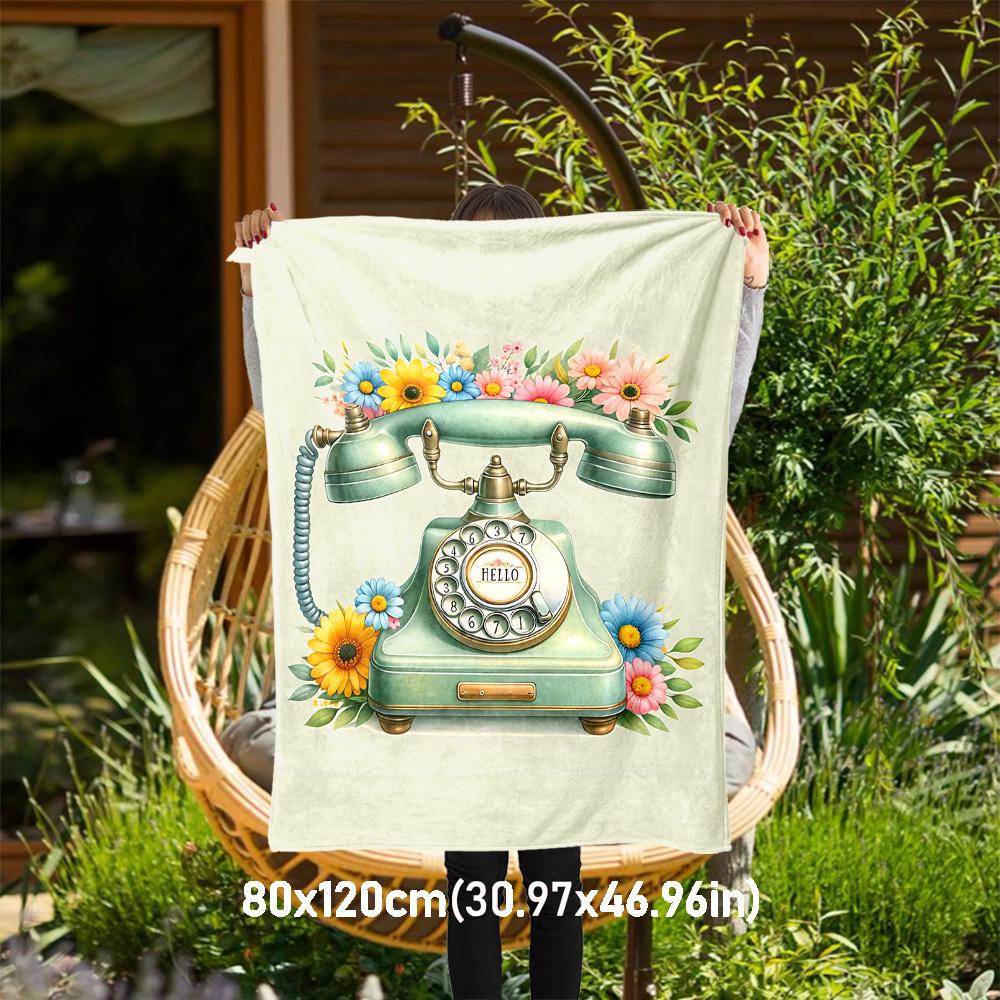 1pc phone flowers Outdoor Flannel Blanket Soft Warm All-Season Throw for Sofa Bed Car Camping Office, Cozy Gift Idea1221S 80x120cm(31x47inch)
1pc phone flowers Outdoor Flannel Blanket Soft Warm All-Season Throw for Sofa Bed Car Camping Office, Cozy Gift Idea1221S 80x120cm(31x47inch)