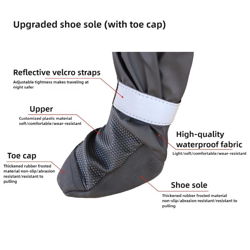 Outdoor Dog Shoes Waterproof Adjustable Dogs Boots Wear-resistant Accessories Large Dogs Puppy Elastic Shoe Pets Boot Product M чорний
Outdoor Dog Shoes Waterproof Adjustable Dogs Boots Wear-resistant Accessories Large Dogs Puppy Elastic Shoe Pets Boot Product M чорний
