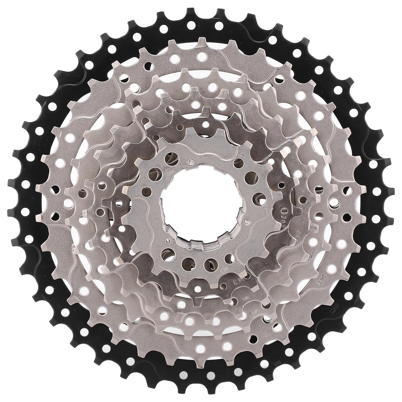 Bike Freewheel Cassette Sprocket 8 Speed 1140T Bicycle Replacement Accessory Silver Black
Bike Freewheel Cassette Sprocket 8 Speed 1140T Bicycle Replacement Accessory Silver Black