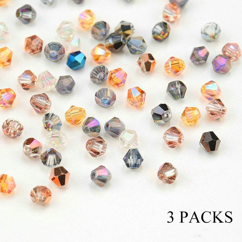 4mm Shiny AB color Crystal Bicone Beads Glass Jewelry Beads Loose Spacer Beads earring bracelet making Jewelry Accessories DIY
4mm Shiny AB color Crystal Bicone Beads Glass Jewelry Beads Loose Spacer Beads earring bracelet making Jewelry Accessories DIY