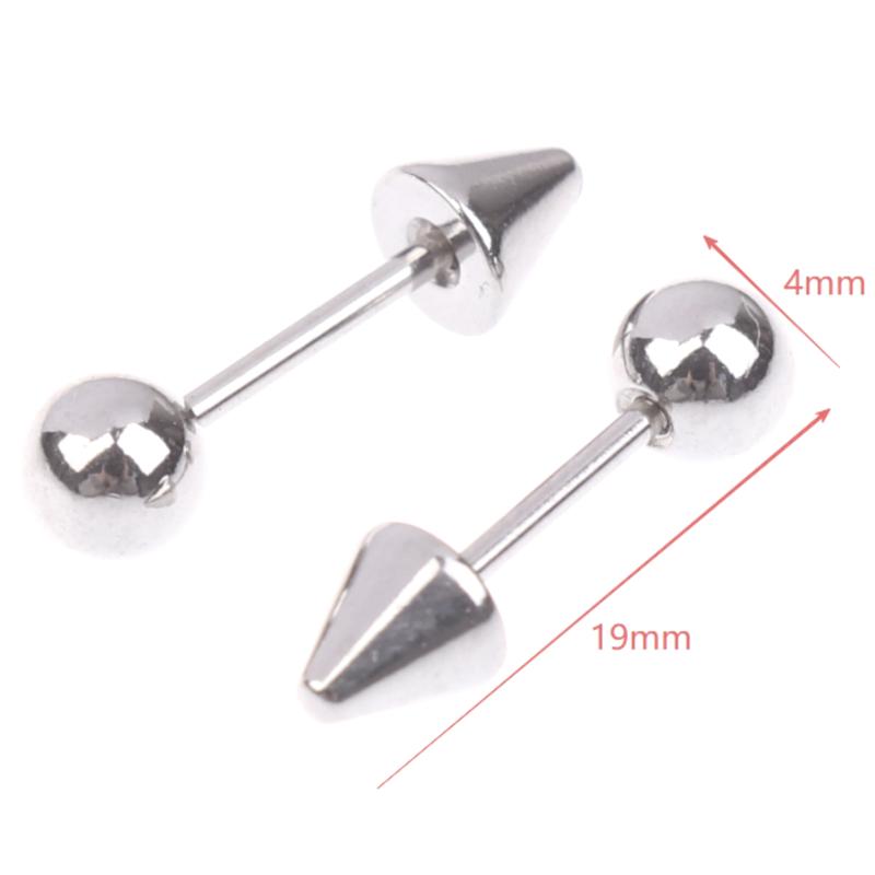 1Pair Punk Personality Demon Titanium Steel Pointed Cone Piercing For Men Women Hip Hop Rock Cartilage Earring Stud Jewelry Gift
1Pair Punk Personality Demon Titanium Steel Pointed Cone Piercing For Men Women Hip Hop Rock Cartilage Earring Stud Jewelry Gift