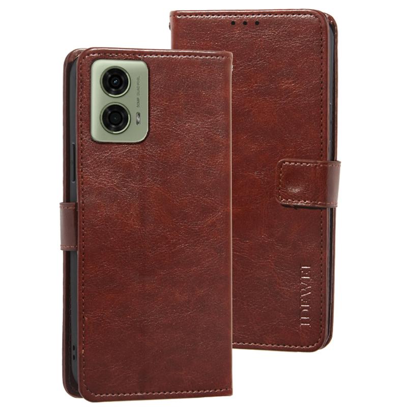 For Motorola Moto E14 4G/G04 4G/G04s 4G/G24 4G Case Folio Leather Phone Cover Crazy Horse Texture Brown
For Motorola Moto E14 4G/G04 4G/G04s 4G/G24 4G Case Folio Leather Phone Cover Crazy Horse Texture Brown