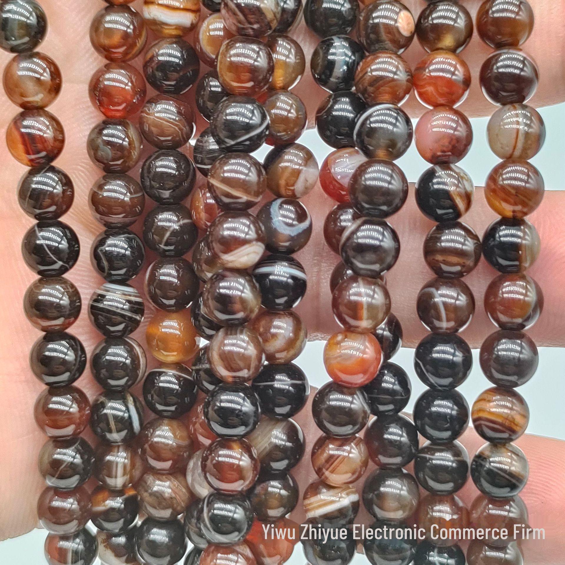 Круглые бусины из полосатого агата Чжиюэ - аксессуары для ювелирных изделий своими руками 6mm (approx. 61 beads)
Круглые бусины из полосатого агата Чжиюэ - аксессуары для ювелирных изделий своими руками 6mm (approx. 61 beads)