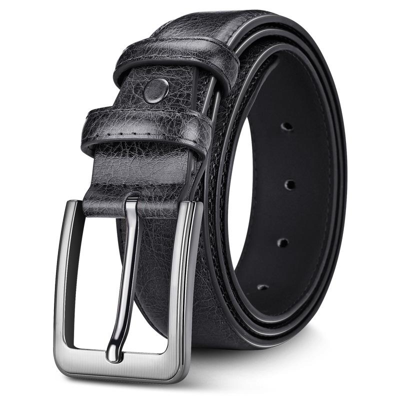 Vintage Imitation Cowhide Belt Men s Belt Retro Business Casual Middle-aged and Young Jeans Belt Pin Buckle Trendy 130
Vintage Imitation Cowhide Belt Men s Belt Retro Business Casual Middle-aged and Young Jeans Belt Pin Buckle Trendy 130