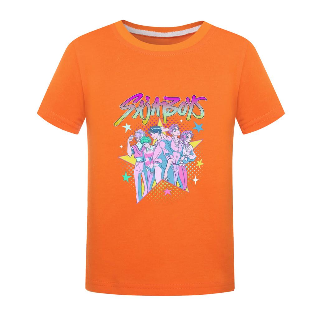 5054 Kids Girls Boys Sajaboys Rumi Mira Zoey Print Casual Cotton Short Sleeves T-Shirt 170cm помаранчевий
5054 Kids Girls Boys Sajaboys Rumi Mira Zoey Print Casual Cotton Short Sleeves T-Shirt 170cm помаранчевий
