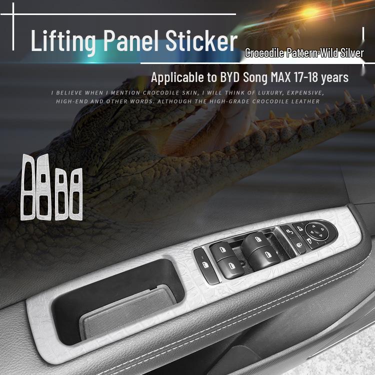 Crocodile Pattern Film for BYD Song MAX Interior Console & Panel Decoration, Wild Black Sticker
Crocodile Pattern Film for BYD Song MAX Interior Console & Panel Decoration, Wild Black Sticker