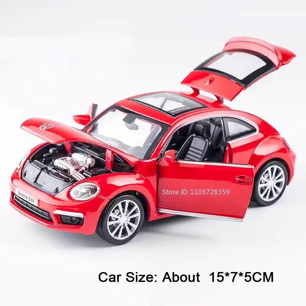 1:32 Beetle GSR CC Model Toy Cars Alloy Diecast Miniature Vehicles Sound Light Doors Opened Pull Back Ornament for Kids Gifts
1:32 Beetle GSR CC Model Toy Cars Alloy Diecast Miniature Vehicles Sound Light Doors Opened Pull Back Ornament for Kids Gifts