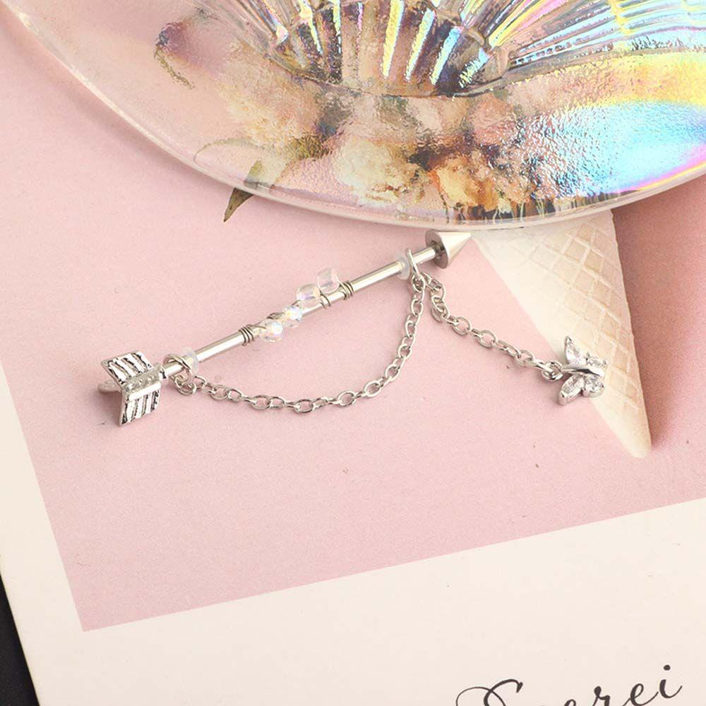 Gift Arrow Barbell Cartilage Stud Earrings Long Ear Stud Ear Bone Stud Industrial Barbell Earring B
Gift Arrow Barbell Cartilage Stud Earrings Long Ear Stud Ear Bone Stud Industrial Barbell Earring B