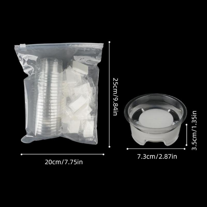 20Pcs Disposable Tattoo Dip Foam Sponge Caps Cups for Needle And Tip Cartridge Cleaning Tattoo Supplies прозрачный
20Pcs Disposable Tattoo Dip Foam Sponge Caps Cups for Needle And Tip Cartridge Cleaning Tattoo Supplies прозрачный