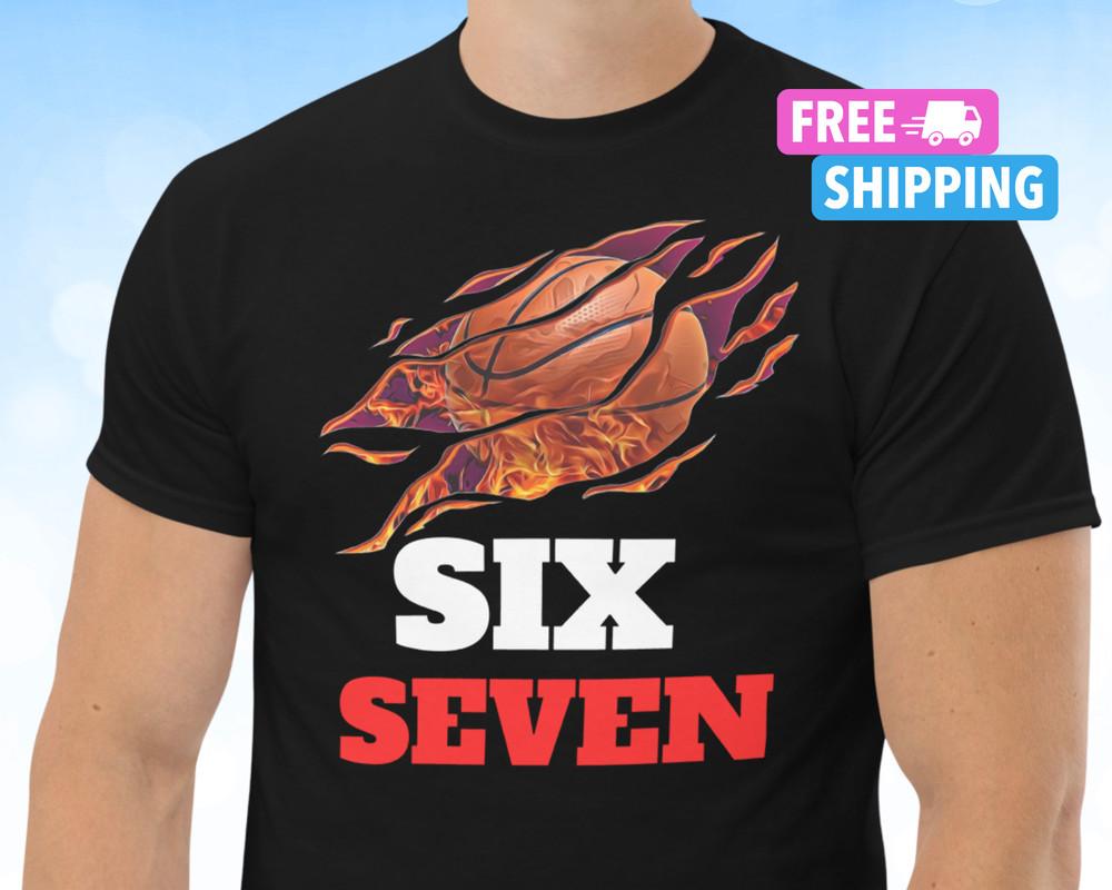 67 Funny Six Seven Shirt Funny Tiktok Meme Shirt Basketball 6#039;7#034; School Shirt Unisex T-Shirt S
67 Funny Six Seven Shirt Funny Tiktok Meme Shirt Basketball 6#039;7#034; School Shirt Unisex T-Shirt S