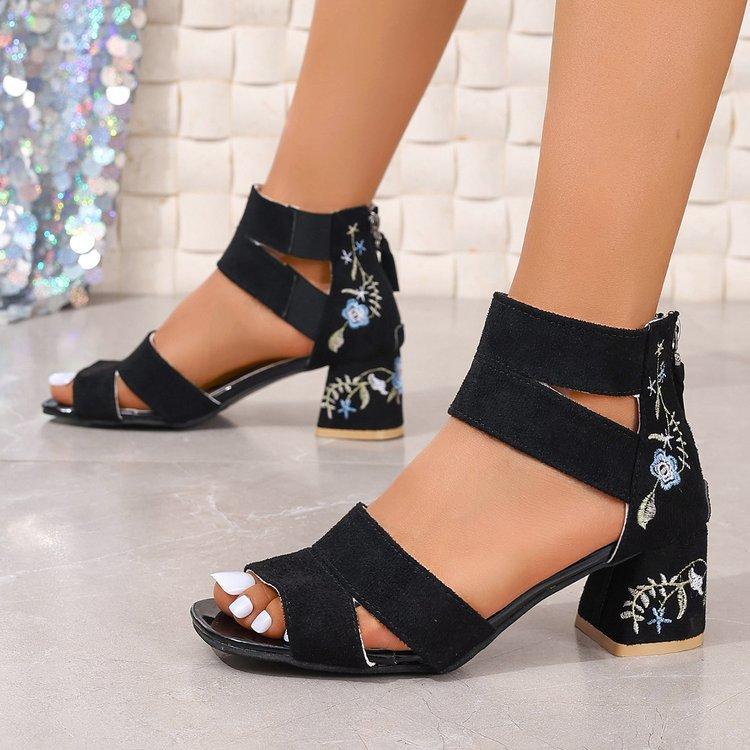 Summer new temperament high-heeled sandals round head thin heel solid color open-toed casual daily versatile fashion Internet celebrity same style 42
Summer new temperament high-heeled sandals round head thin heel solid color open-toed casual daily versatile fashion Internet celebrity same style 42