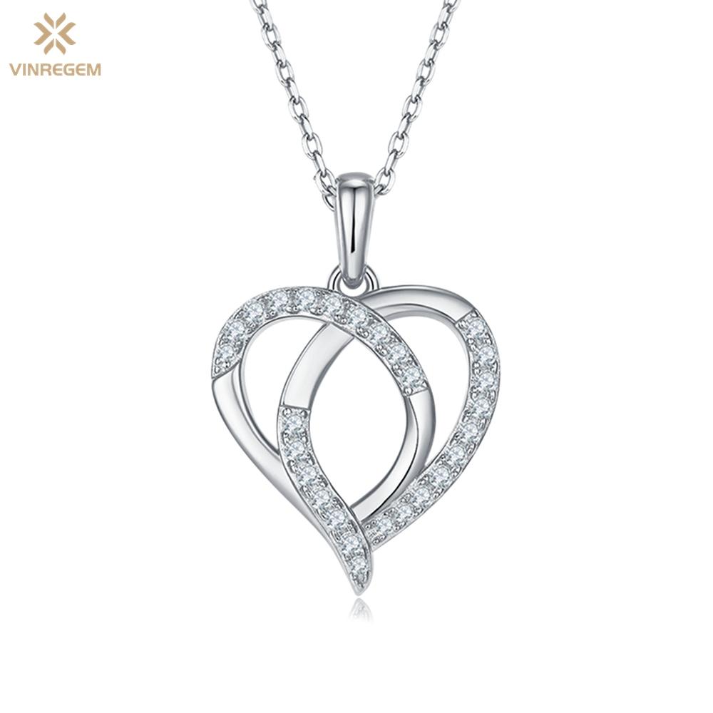 Vinregem 3EX VVS1 D Цвет 0,38 карата настоящий муассанит с бриллиантами Love Heart кулон ожерелье для женщин стерлингового серебра 925 пробы ювелирные изделия подарки chain length-45cm белый
Vinregem 3EX VVS1 D Цвет 0,38 карата настоящий муассанит с бриллиантами Love Heart кулон ожерелье для женщин стерлингового серебра 925 пробы ювелирные изделия подарки chain length-45cm белый