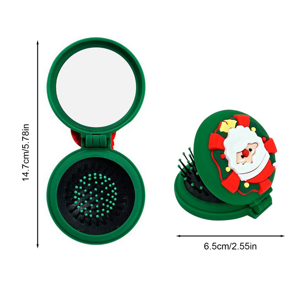 Travel Comb Santa Snowman Pattern Pocket Folding Hair Brush Travel Brush Round Compact Massage Comb Hair Styling Tool for Pocket
Travel Comb Santa Snowman Pattern Pocket Folding Hair Brush Travel Brush Round Compact Massage Comb Hair Styling Tool for Pocket