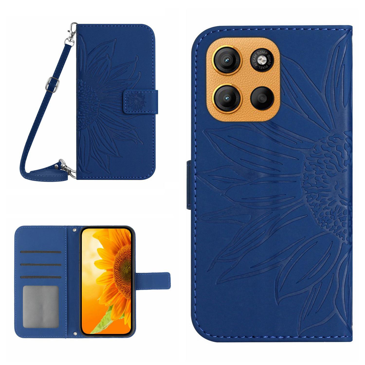 For Motorola Moto G15 4G Case Sunflower Imprint PU Leather Phone Cover with Long Strap D
For Motorola Moto G15 4G Case Sunflower Imprint PU Leather Phone Cover with Long Strap D
