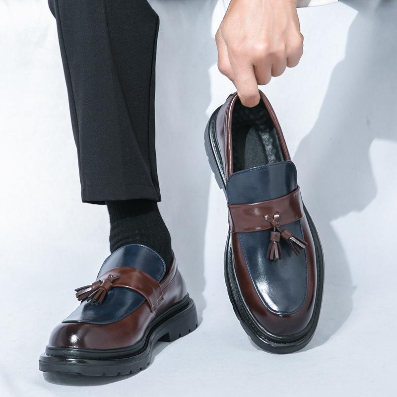 Foreign trade men s business dress fringed loafers 2025 spring and autumn new men s casual leather shoes 38 чёрный
Foreign trade men s business dress fringed loafers 2025 spring and autumn new men s casual leather shoes 38 чёрный