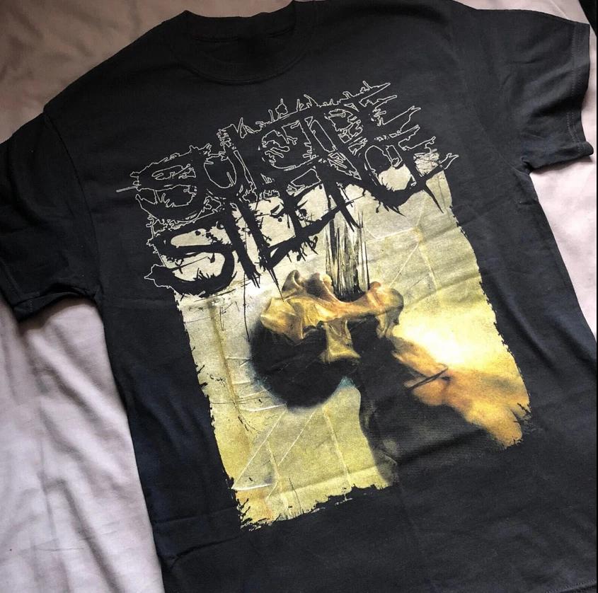 Винтажная футболка Suicide Silence Ты не остановишь меня S
Винтажная футболка Suicide Silence Ты не остановишь меня S