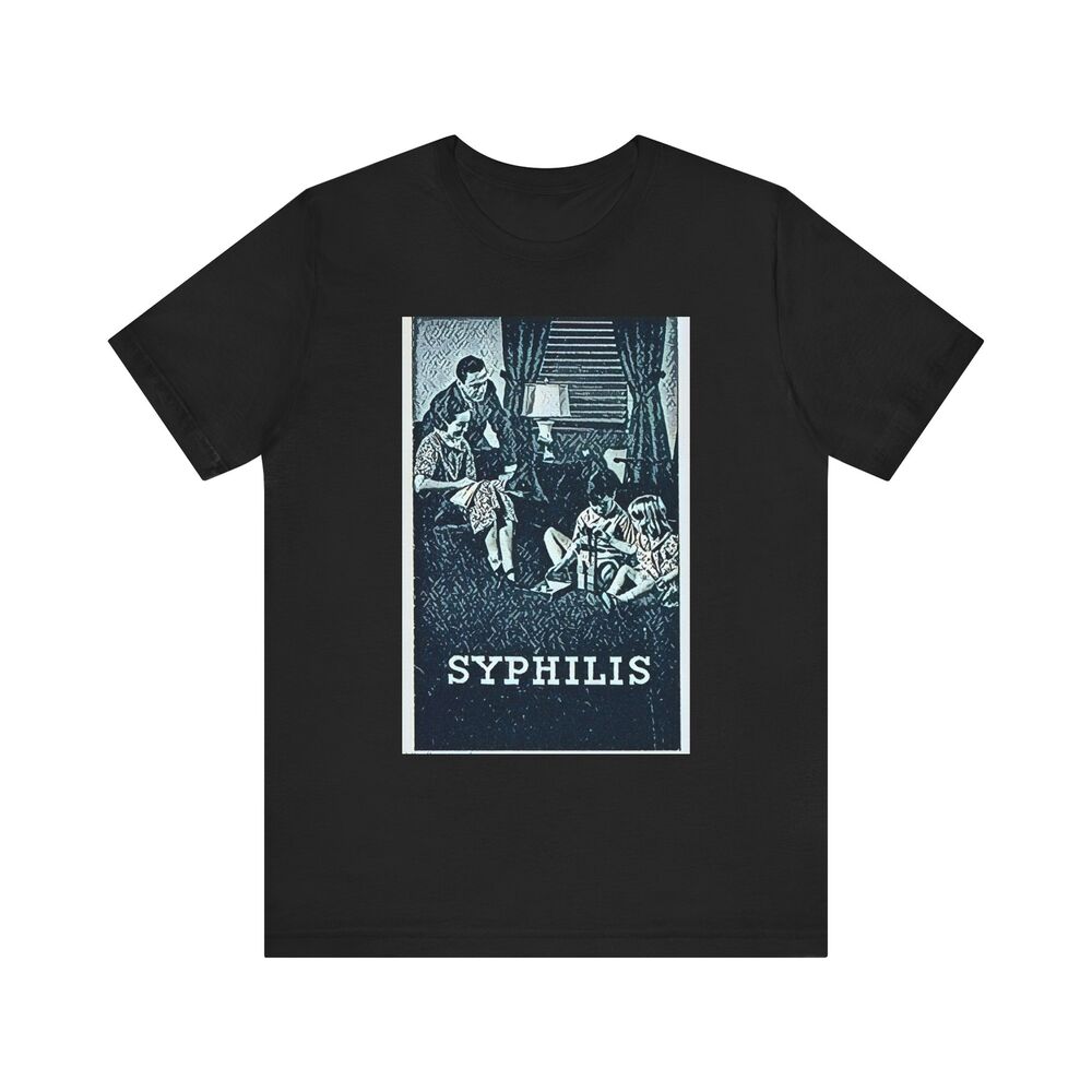 Syphilis Retro Art Graphic Print Crewneck Unisex Jersey Short Sleeve Tee Shirt L
Syphilis Retro Art Graphic Print Crewneck Unisex Jersey Short Sleeve Tee Shirt L