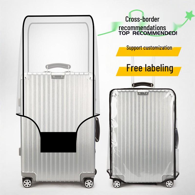 Durable Transparent Waterproof Suitcase Cover - PVC Dustproof Trolley Case Protector 18
Durable Transparent Waterproof Suitcase Cover - PVC Dustproof Trolley Case Protector 18