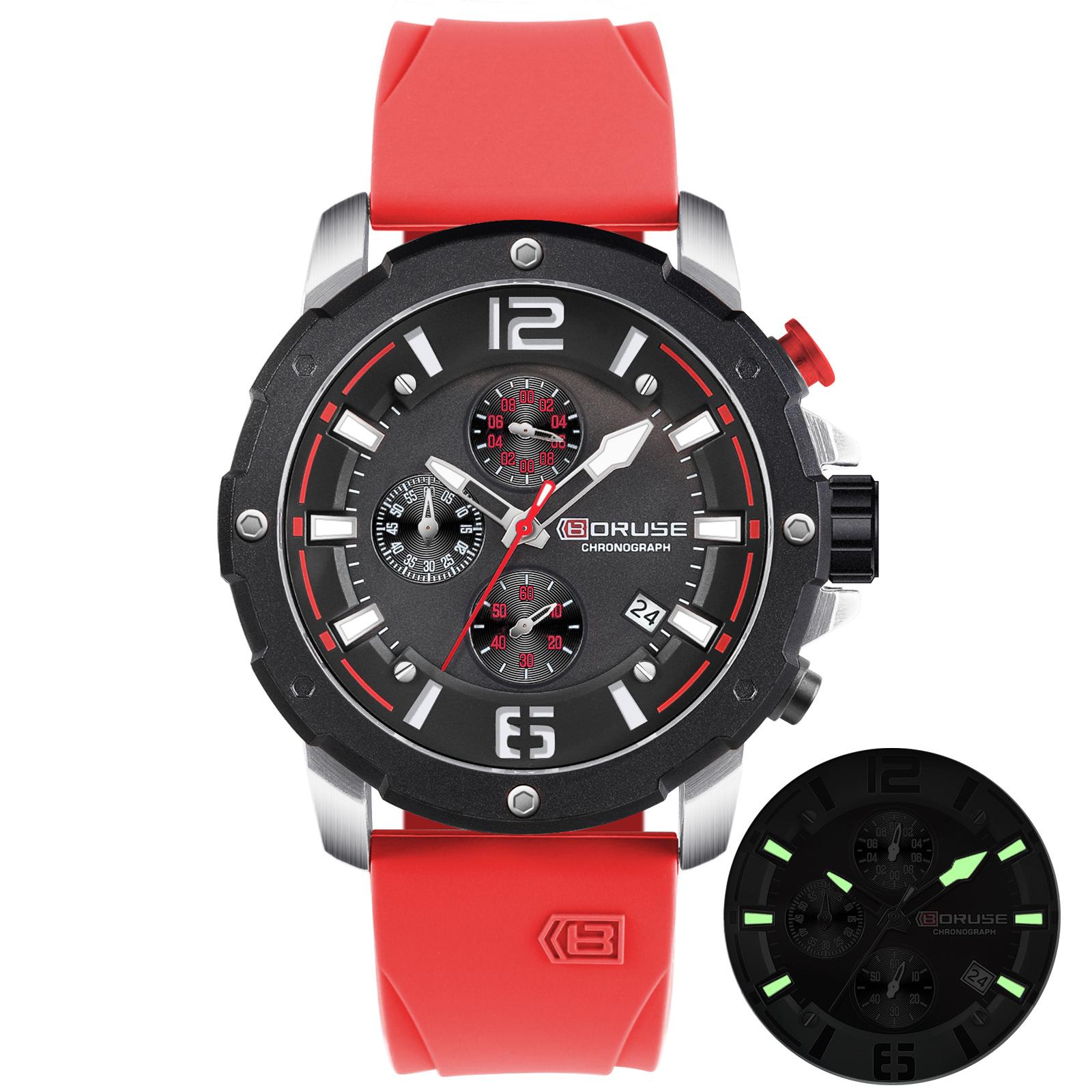 Boruse Men S Watch Fashion Men S Waterproof Luminous Silicone Calendar Quartz Watch Watch Multifunctional
Boruse Men S Watch Fashion Men S Waterproof Luminous Silicone Calendar Quartz Watch Watch Multifunctional