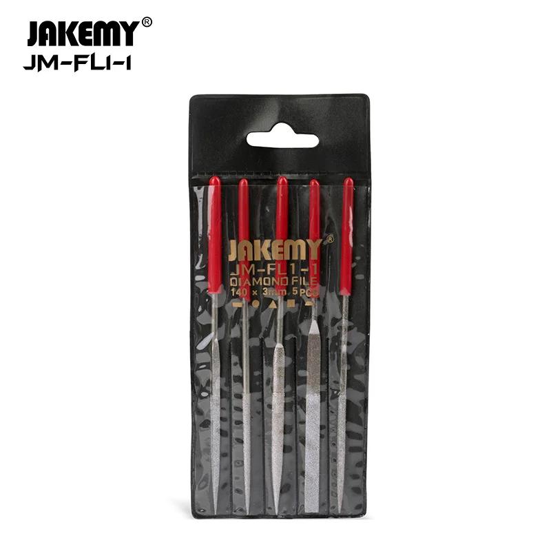 JAKEMY JM-FL1-1 5PCS Diamond File for Mobile Phone Maintenance 142mm Jewelers Diamond Glass Carving Polishing DIY Hand Tools
JAKEMY JM-FL1-1 5PCS Diamond File for Mobile Phone Maintenance 142mm Jewelers Diamond Glass Carving Polishing DIY Hand Tools