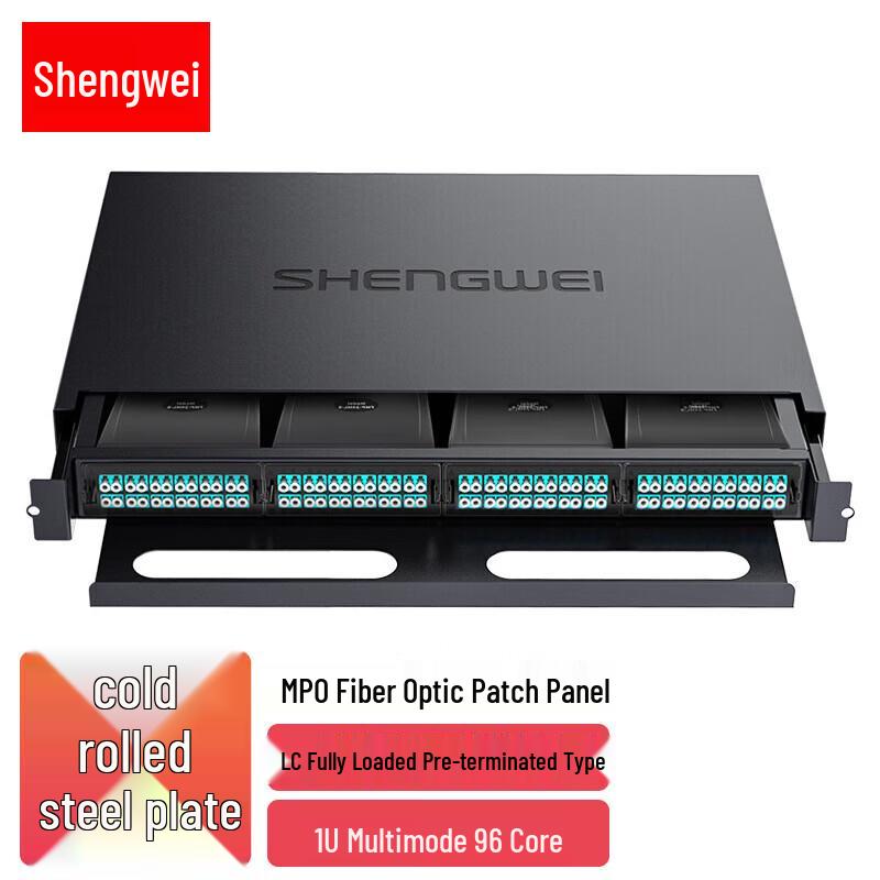 Shengwei 96-Core LC Multimode OM3 Pre-terminated Fiber Optic Distribution Box
Shengwei 96-Core LC Multimode OM3 Pre-terminated Fiber Optic Distribution Box