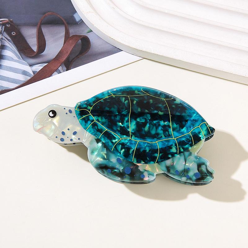 1Pc Boho Sea Turtle Hair Claw, Acetate Hair Accessory for Beach Vacation, Perfect for Summer Hairstyle
1Pc Boho Sea Turtle Hair Claw, Acetate Hair Accessory for Beach Vacation, Perfect for Summer Hairstyle