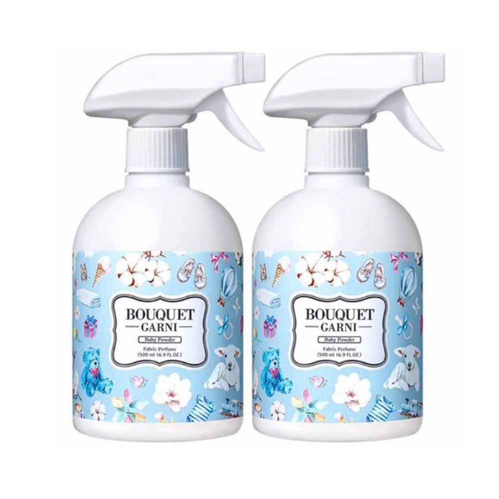 Bouquet Garni Baby Powder Fabric Perfume Deodorizer 500ml*2Pcs
Bouquet Garni Baby Powder Fabric Perfume Deodorizer 500ml*2Pcs